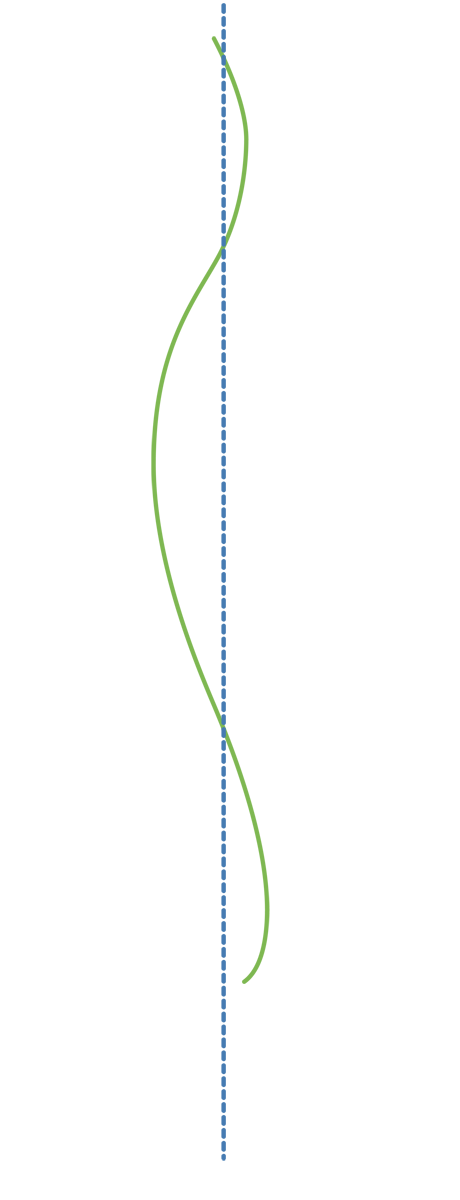 Ideal spinal model according to Harrison